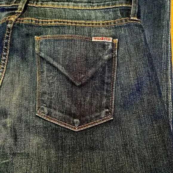 Hudson Tilda mid rise Cigarette Jean dark wash whiskering fading Size 31 - Picture 8 of 14